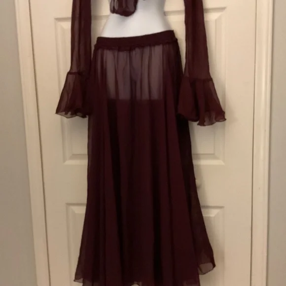 Bellydance skirt and top set - Picture 2 of 2